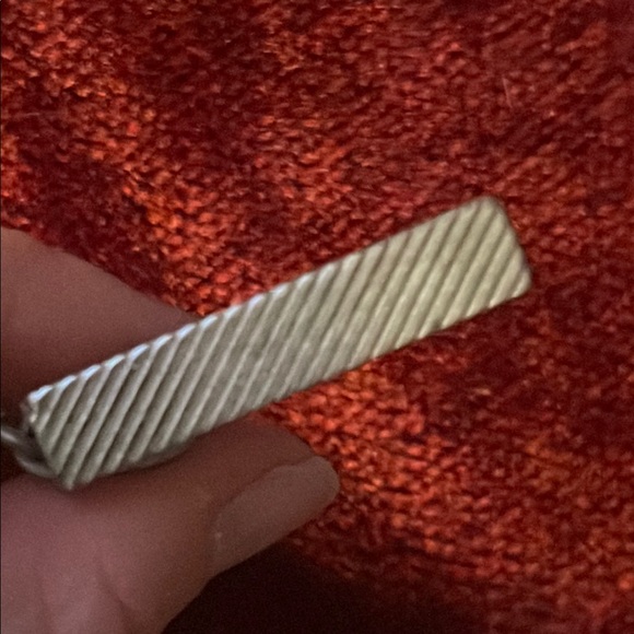 Vintage Silver and White Pearl Blazer and Cardigan Clip - Picture 7 of 8